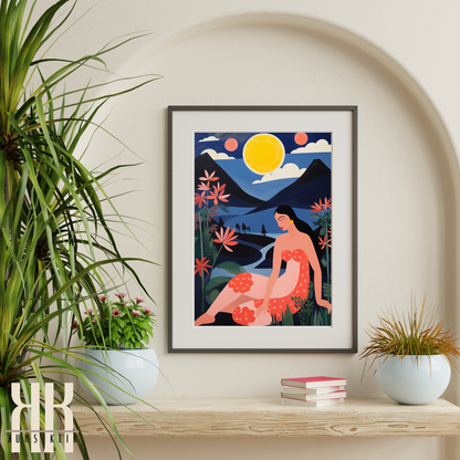 Celestial Wall Art Moon and Stars Art Prints - 5