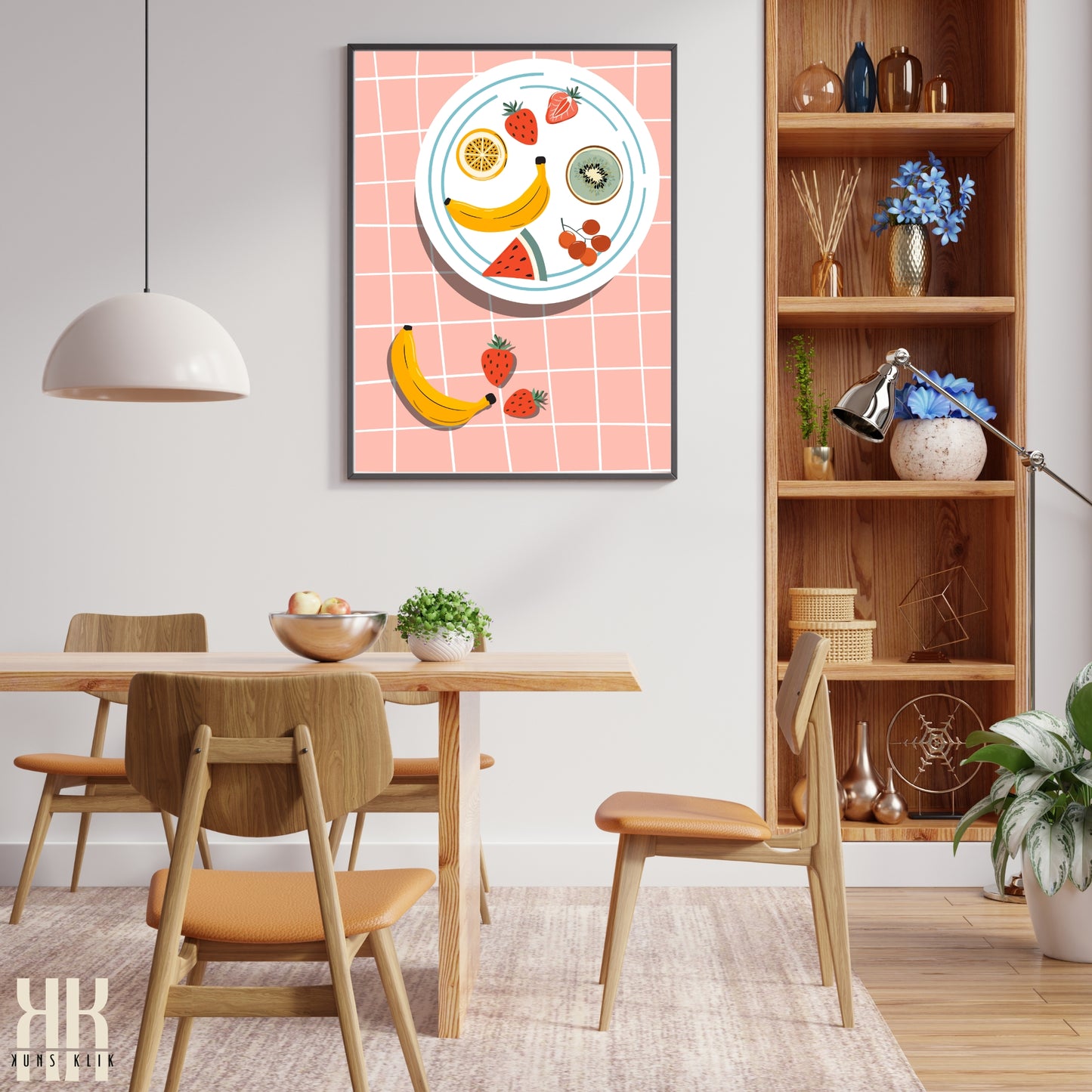 Colourful Contemporary Wall Art Poster - 2