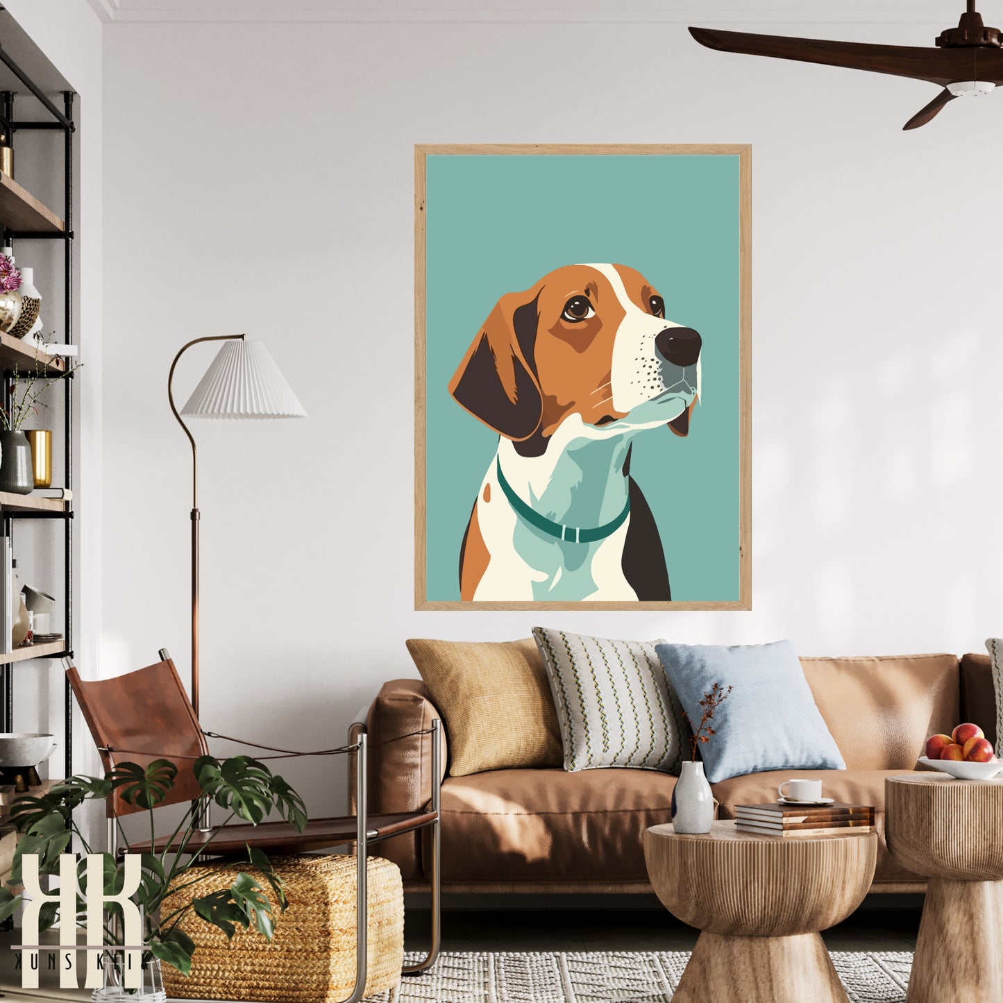 Modern Minimalist Dog Wall Art -8