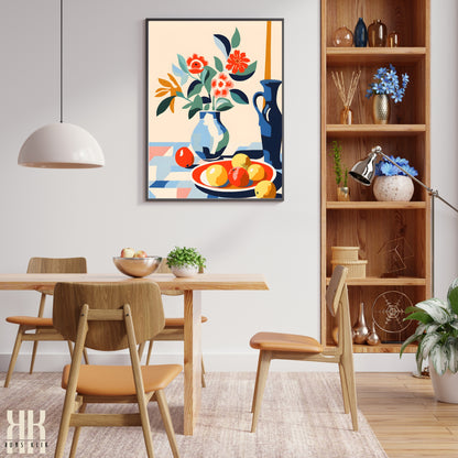 Colourful Contemporary Wall Art Poster - 23