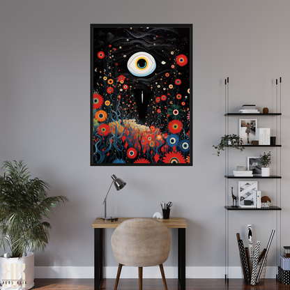 Weird Psychedelic Eye Art Print