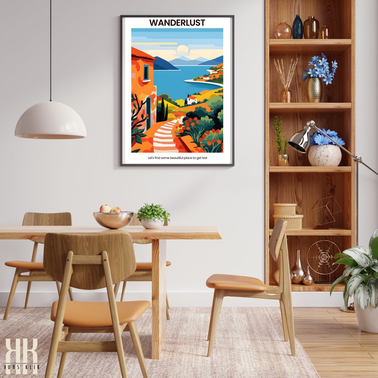 Colourful Contemporary Wall Art Poster - 24