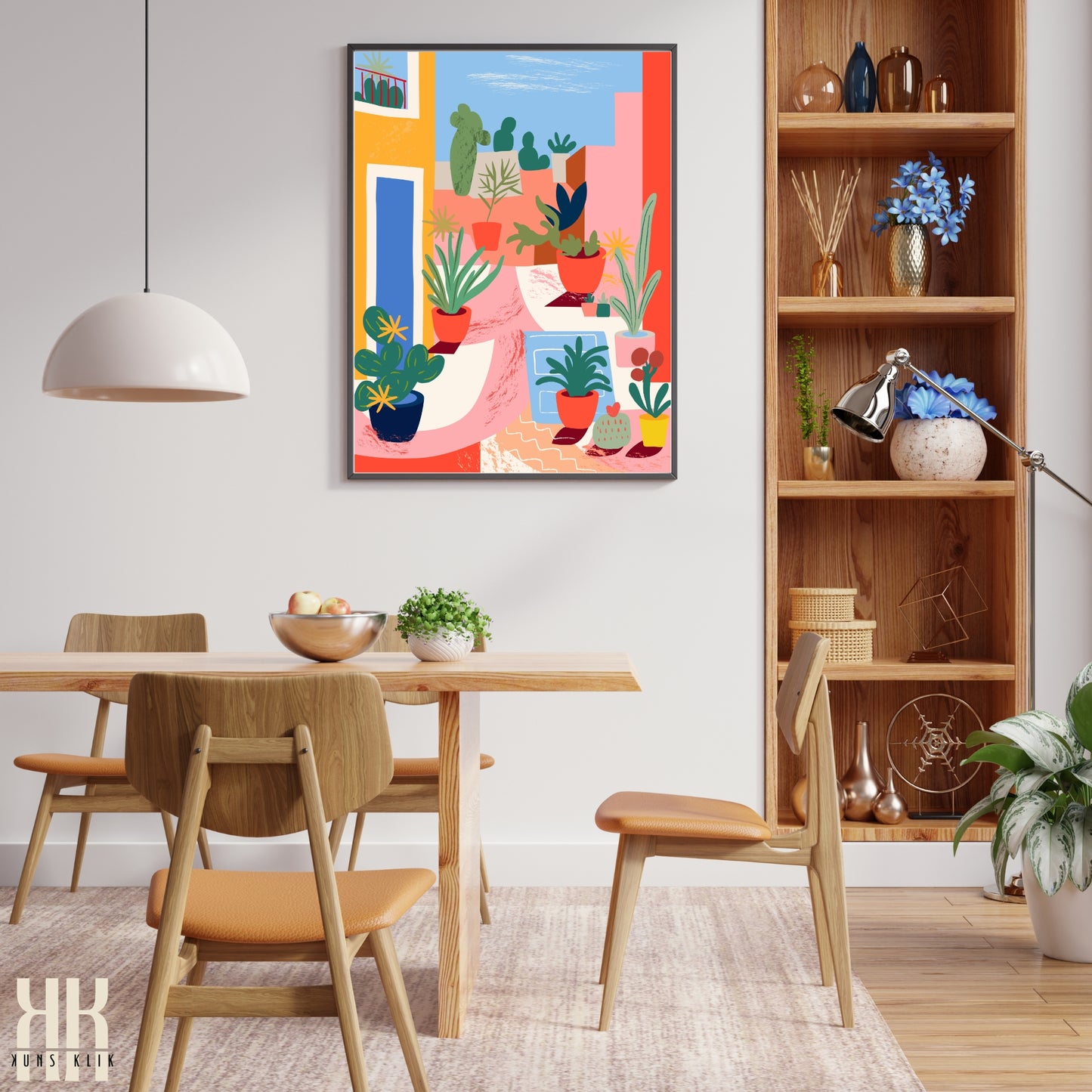 Colourful Contemporary Wall Art Poster - 11