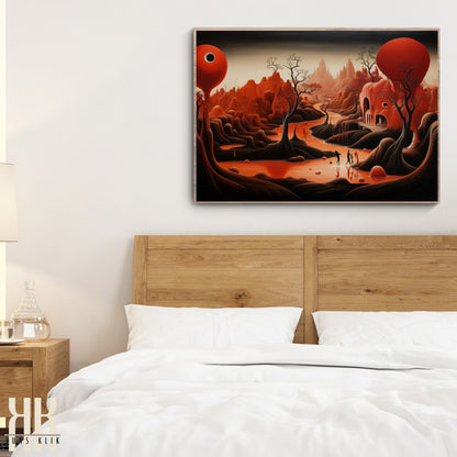 Weird Strange Surreal Wall Art Print