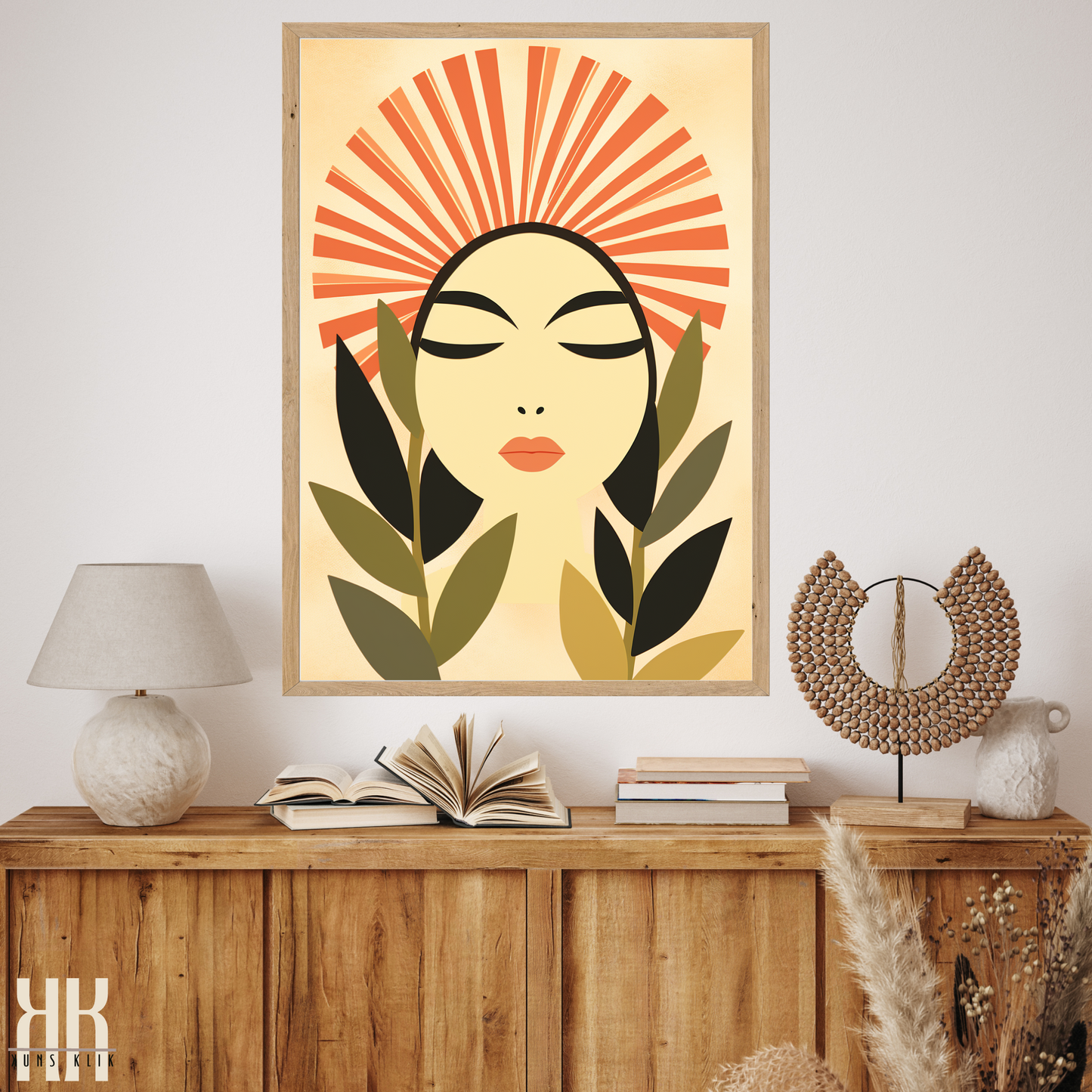 Boho Mid Century Modern Sun Mountain Women - 4