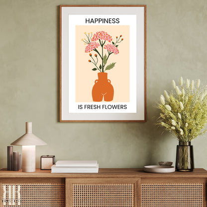 Flower Motivation Flower Pattern Art Print - 2