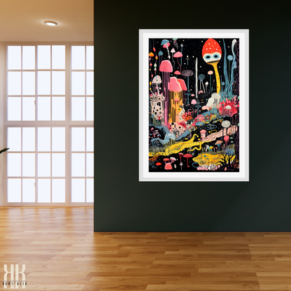 Vivid Trippy Dream Art Print