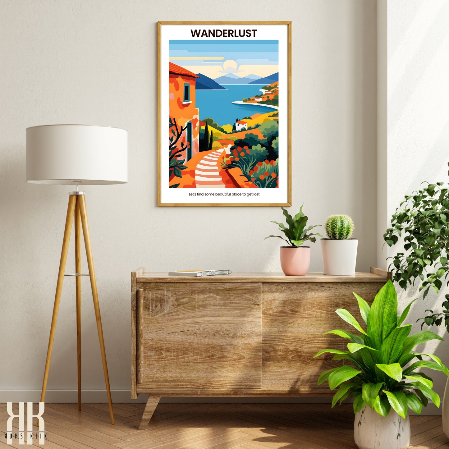 Colourful Contemporary Wall Art Poster - 24