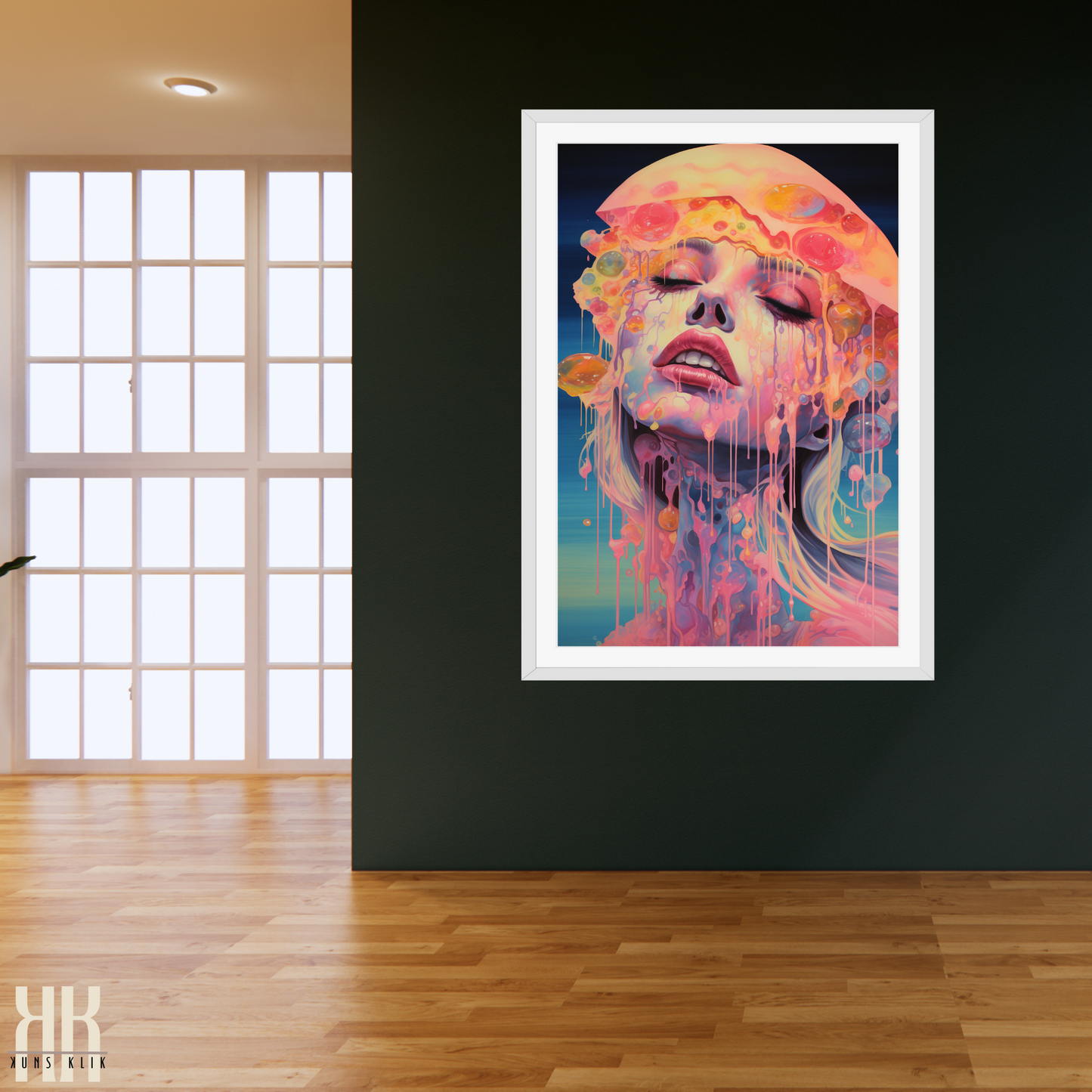 Trippy Psychedelic Wall Art Print