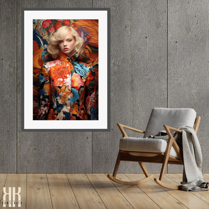 Pop Art Woman Fashion Wall Art Print