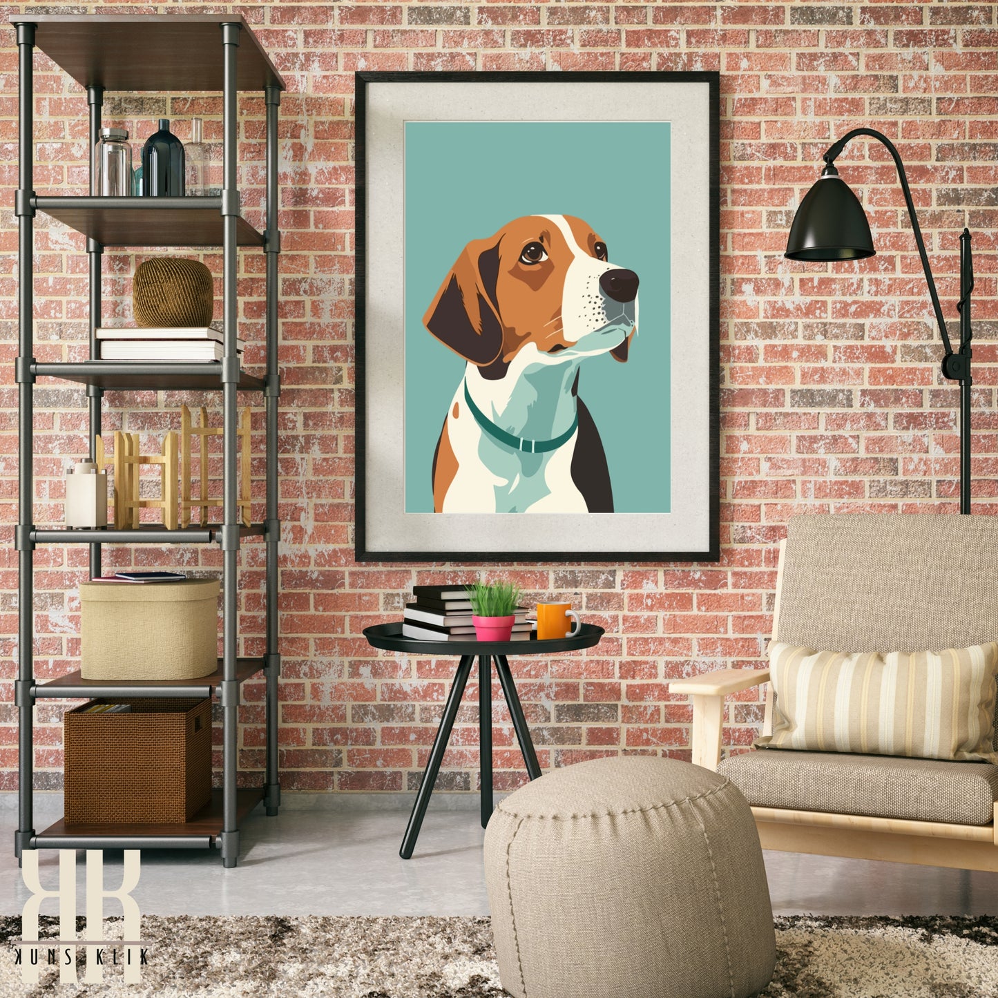 Modern Minimalist Dog Wall Art -8