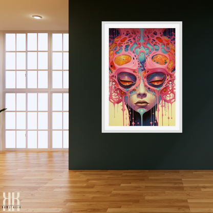 Otherworldly Surreal Portrait Painting Print