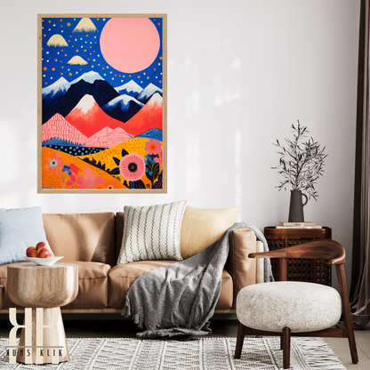 Celestial Wall Art Moon and Stars Art Prints - 9