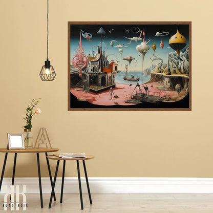 Dali Weird Surrealism Wall Art Print
