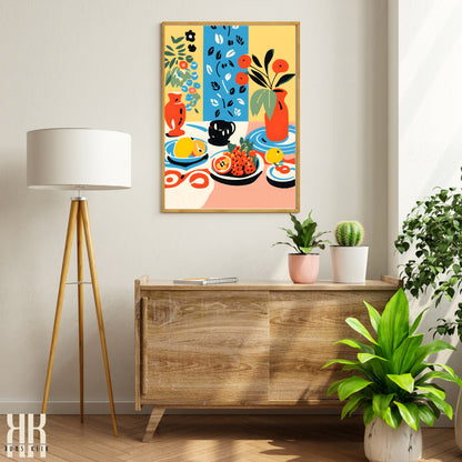 Colourful Contemporary Wall Art Poster - 20