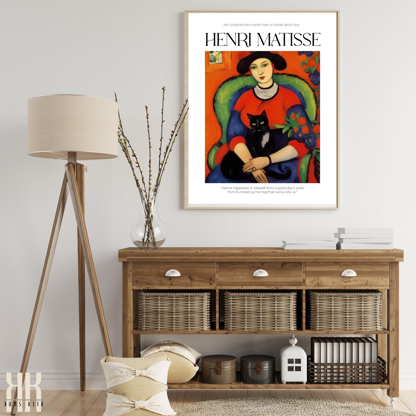 Matisse Style Inspired Modern Art Poster - 2