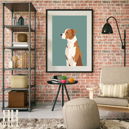 Modern Minimalist Dog Wall Art -11