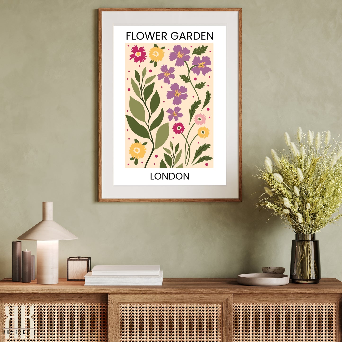 Flower Power Flower Pattern Art Print - 5