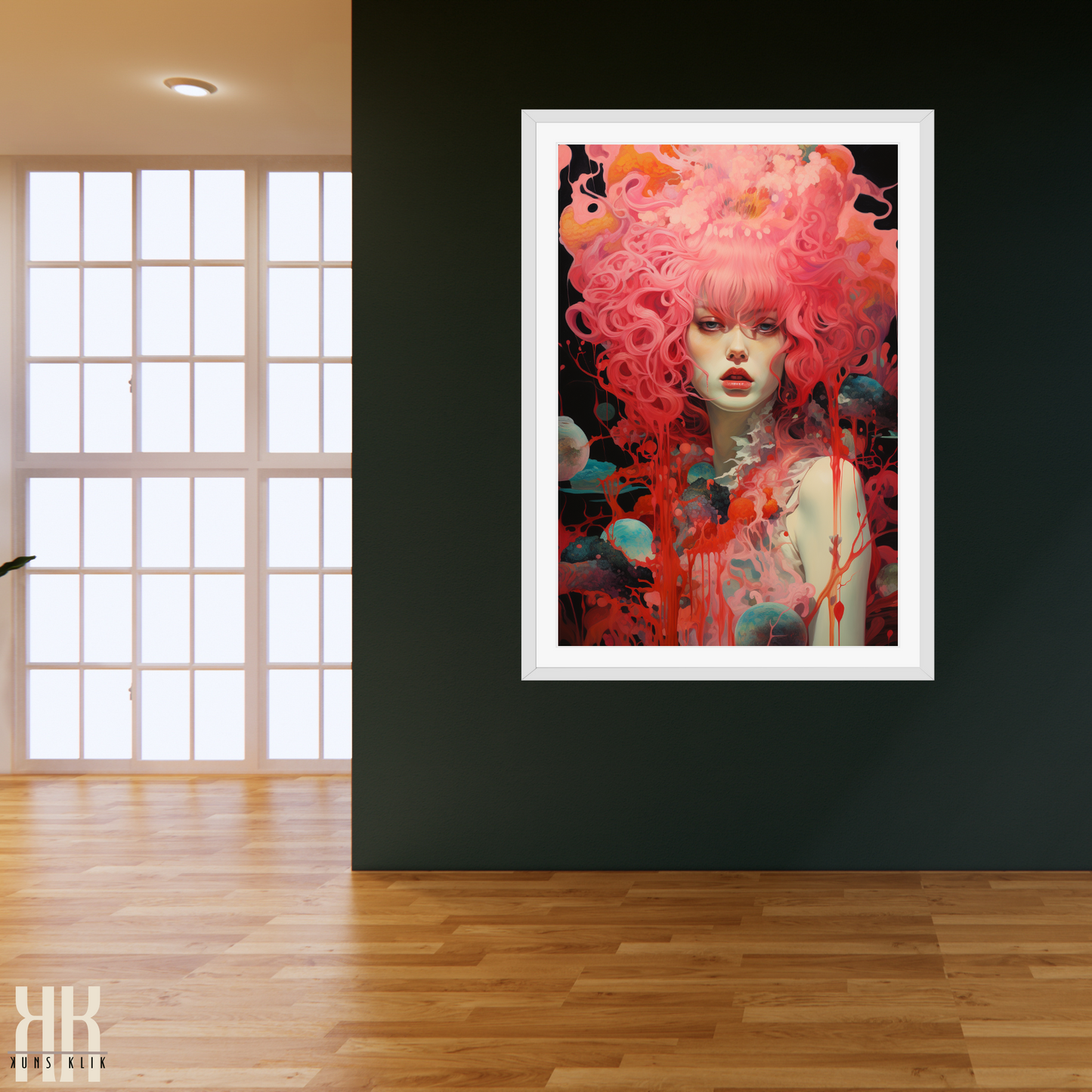 Mystical Feminine Energy Art Print