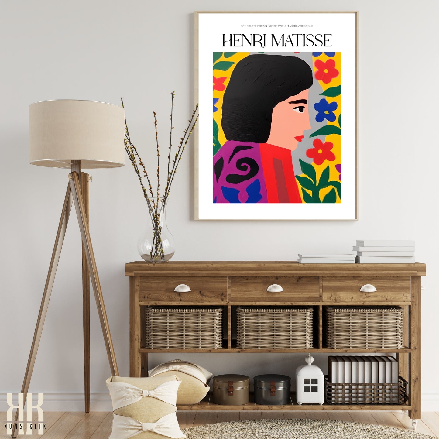 Matisse Style Inspired Modern Art Poster - 12