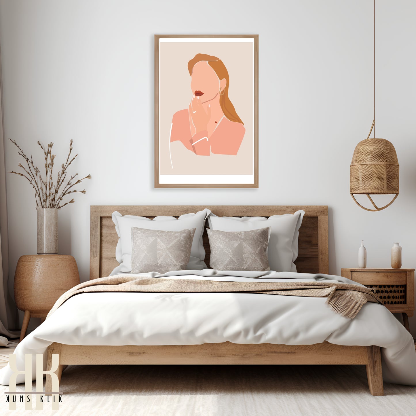 Boho Female Power Wall Art Print - 4