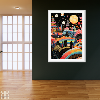 Trippy Surreal Dreamscape Wall Art Print