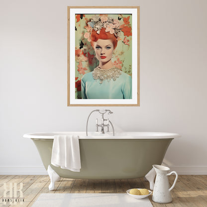 Vintage Elegant Woman Portrait Prints - 1