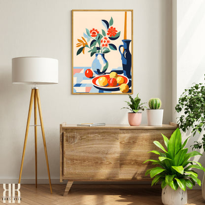 Colourful Contemporary Wall Art Poster - 23