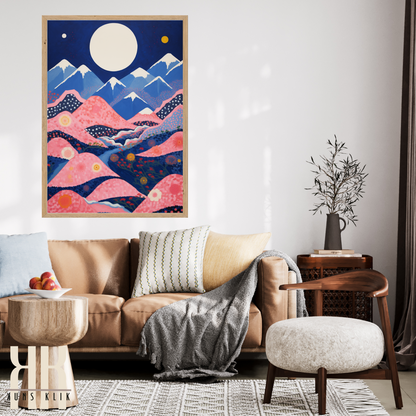 Celestial Wall Art Moon and Stars Art Prints - 6