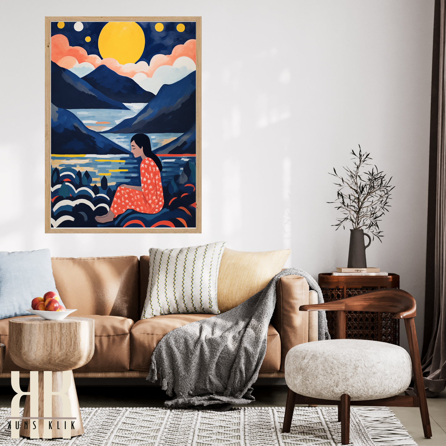 Celestial Wall Art Moon and Stars Art Prints - 3