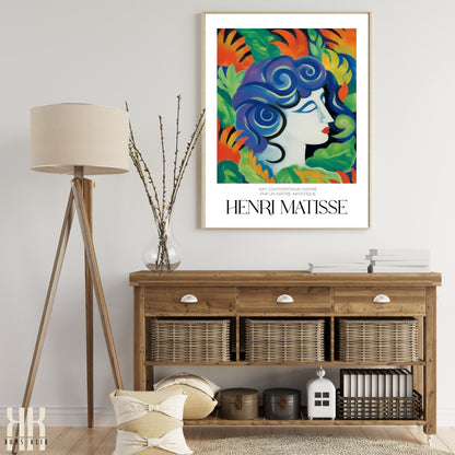 Matisse Style Inspired Modern Art Poster - 15