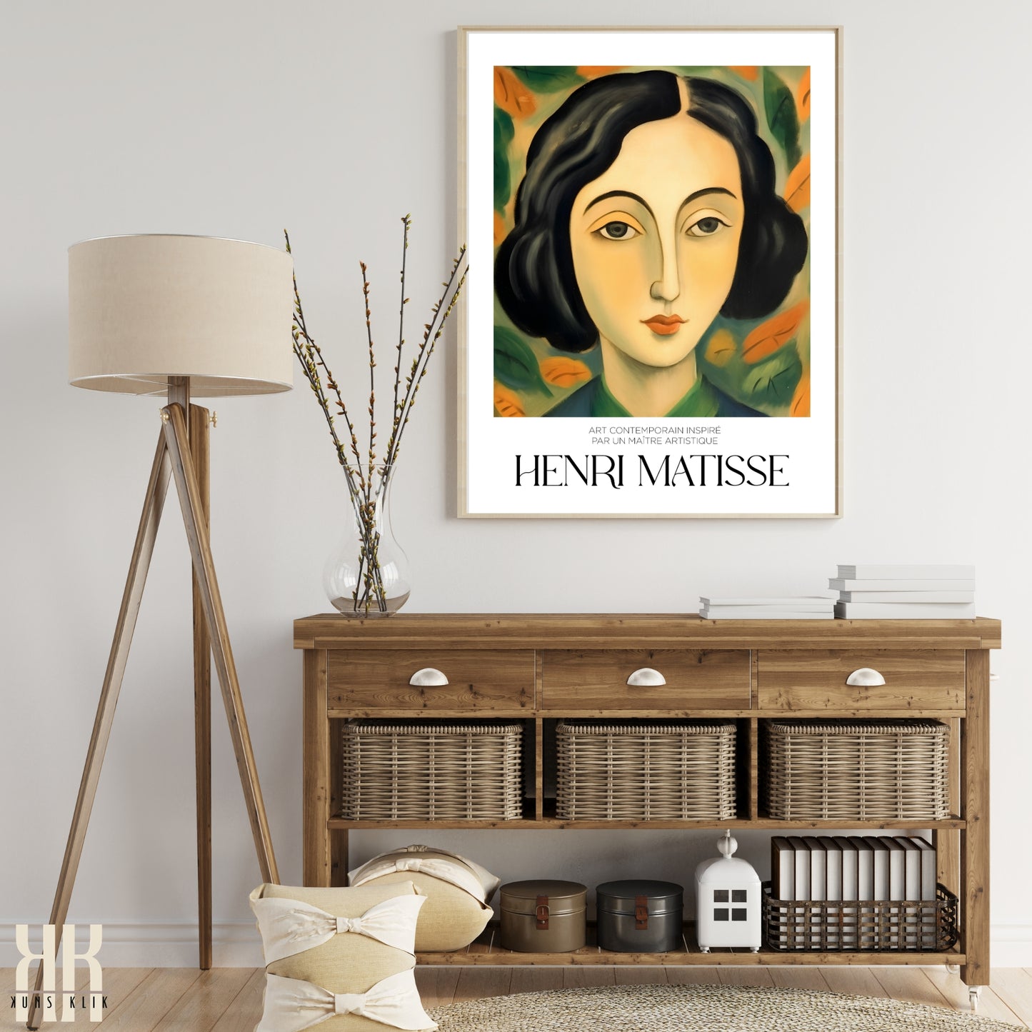 Matisse Style Inspired Modern Art Poster - 13