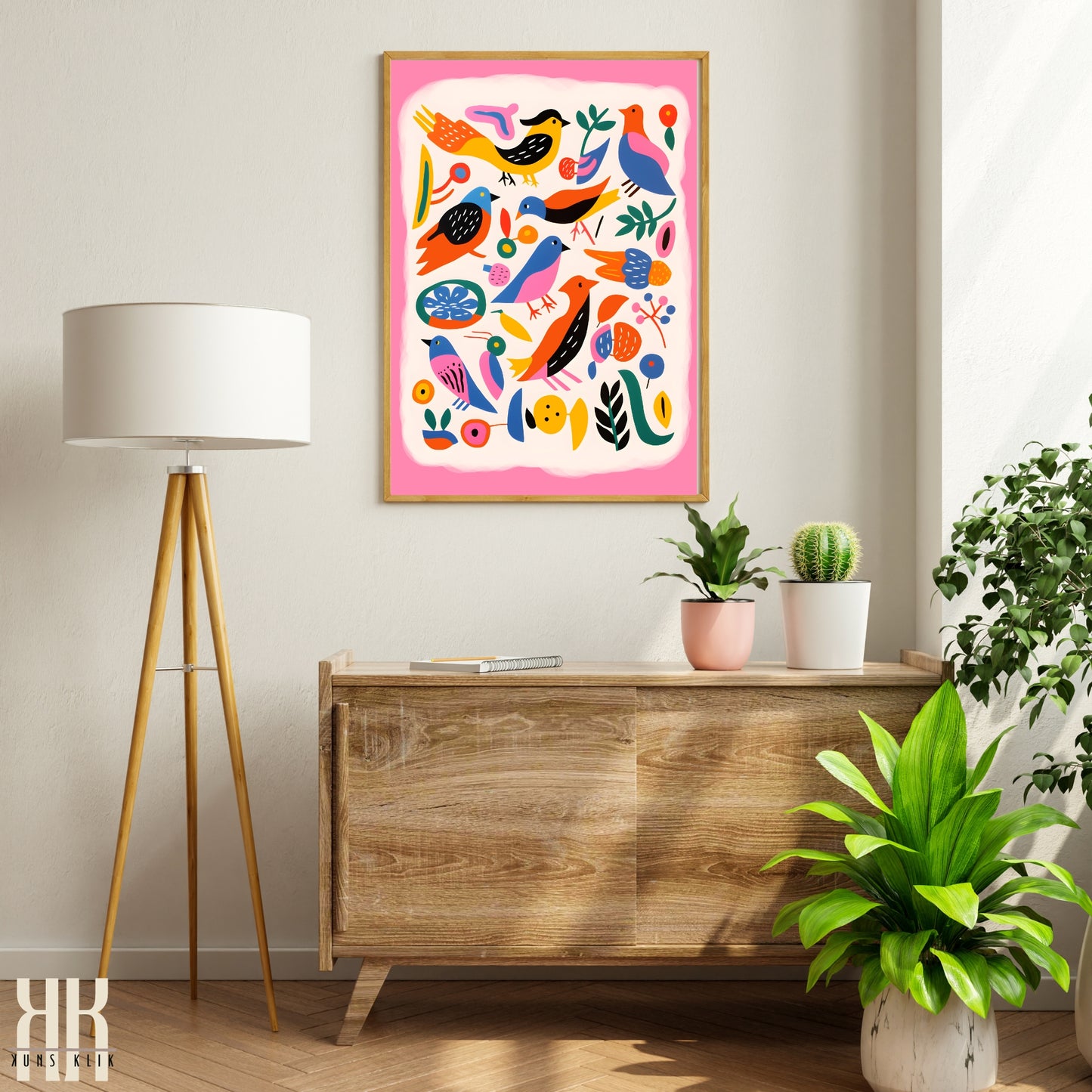 Colourful Contemporary Wall Art Poster - 31