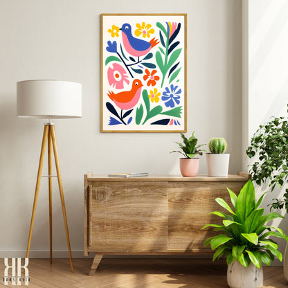 Colourful Contemporary Wall Art Poster - 26