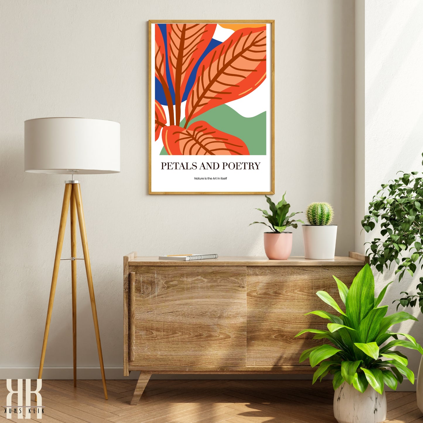 Colourful Contemporary Wall Art Poster - 3