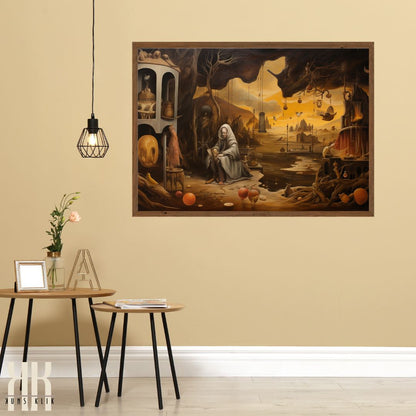 Fantasy World Weird Art Print