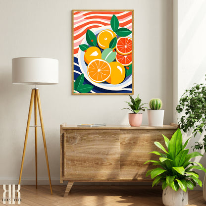 Colourful Contemporary Wall Art Poster - 25