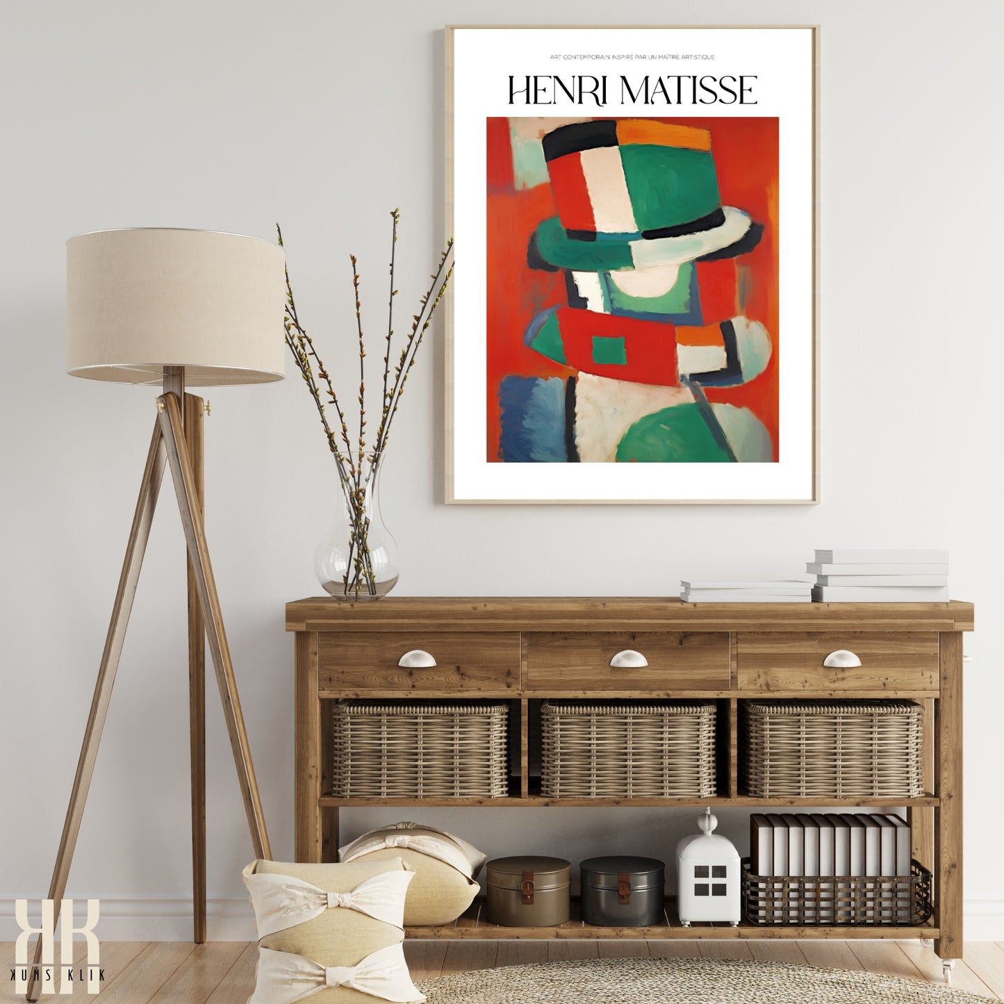 Matisse Style Inspired Modern Art Poster - 11