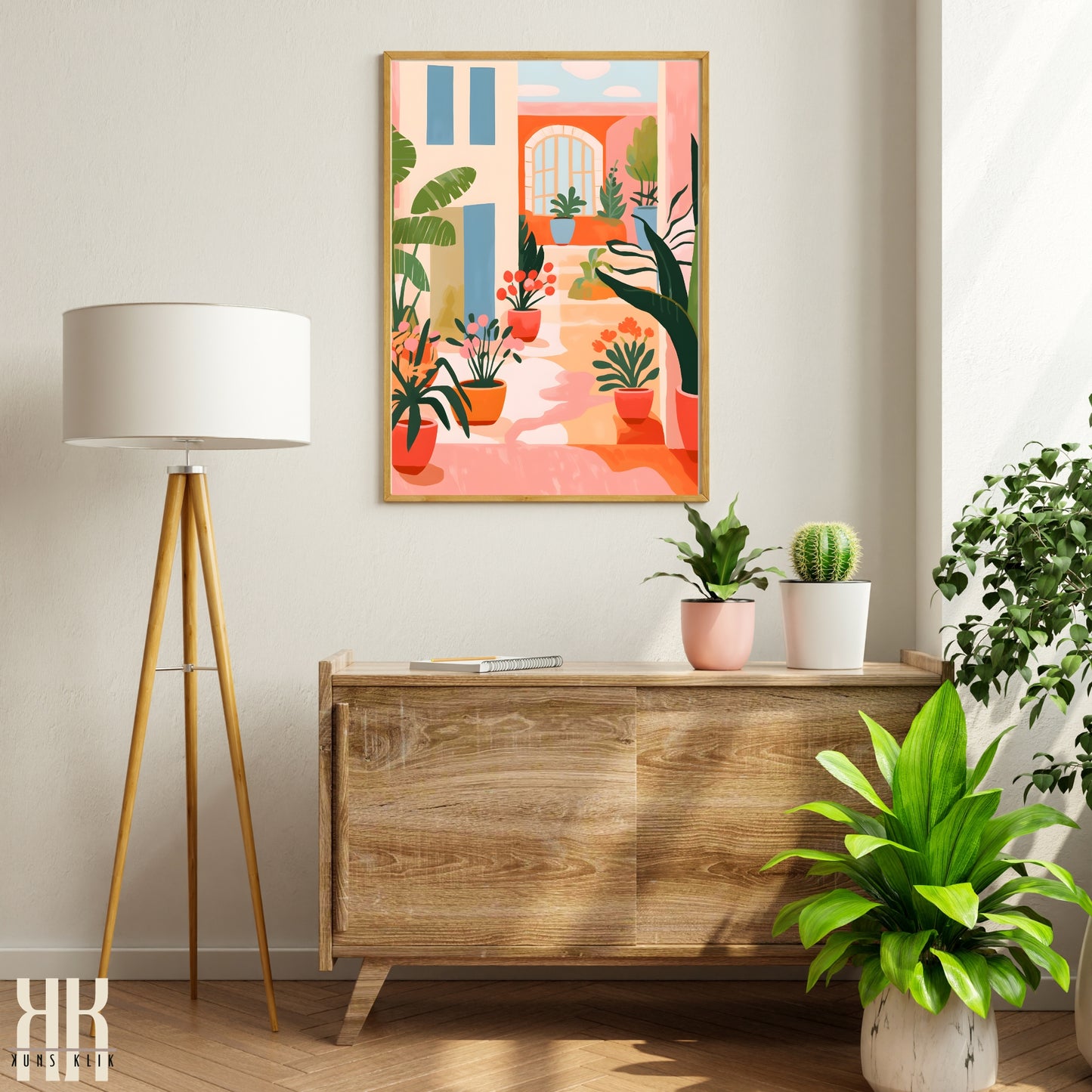 Colourful Contemporary Wall Art Poster - 41