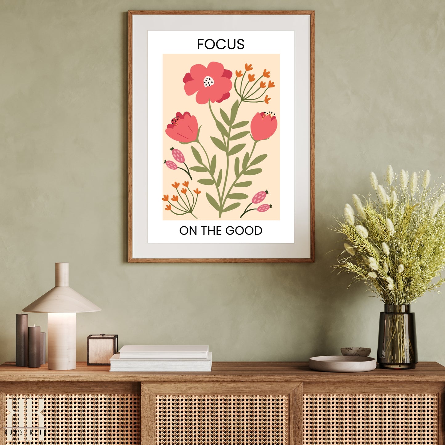 Flower Motivation Flower Pattern Art Print - 3