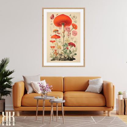 Whimsical Botanical Art Print