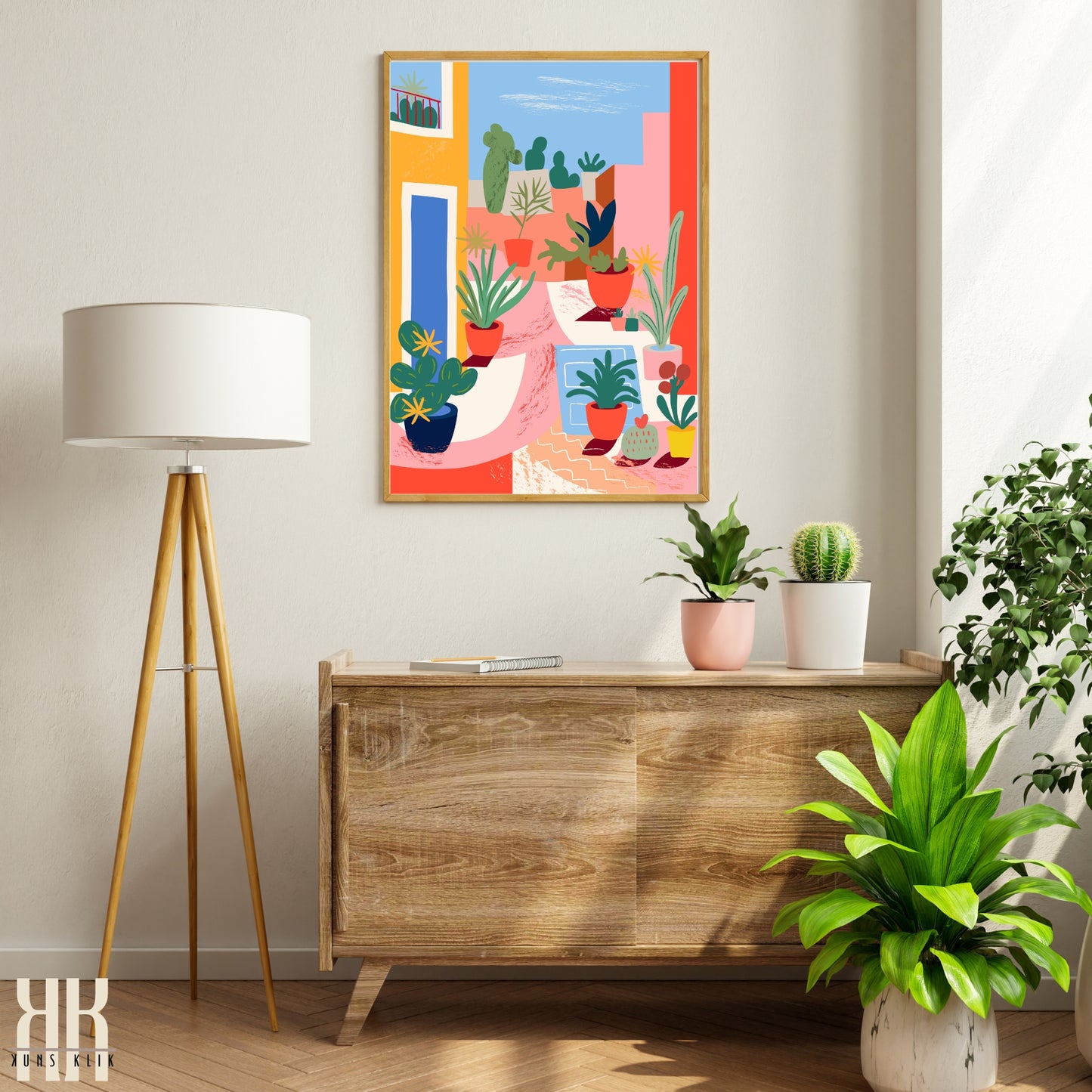 Colourful Contemporary Wall Art Poster - 11