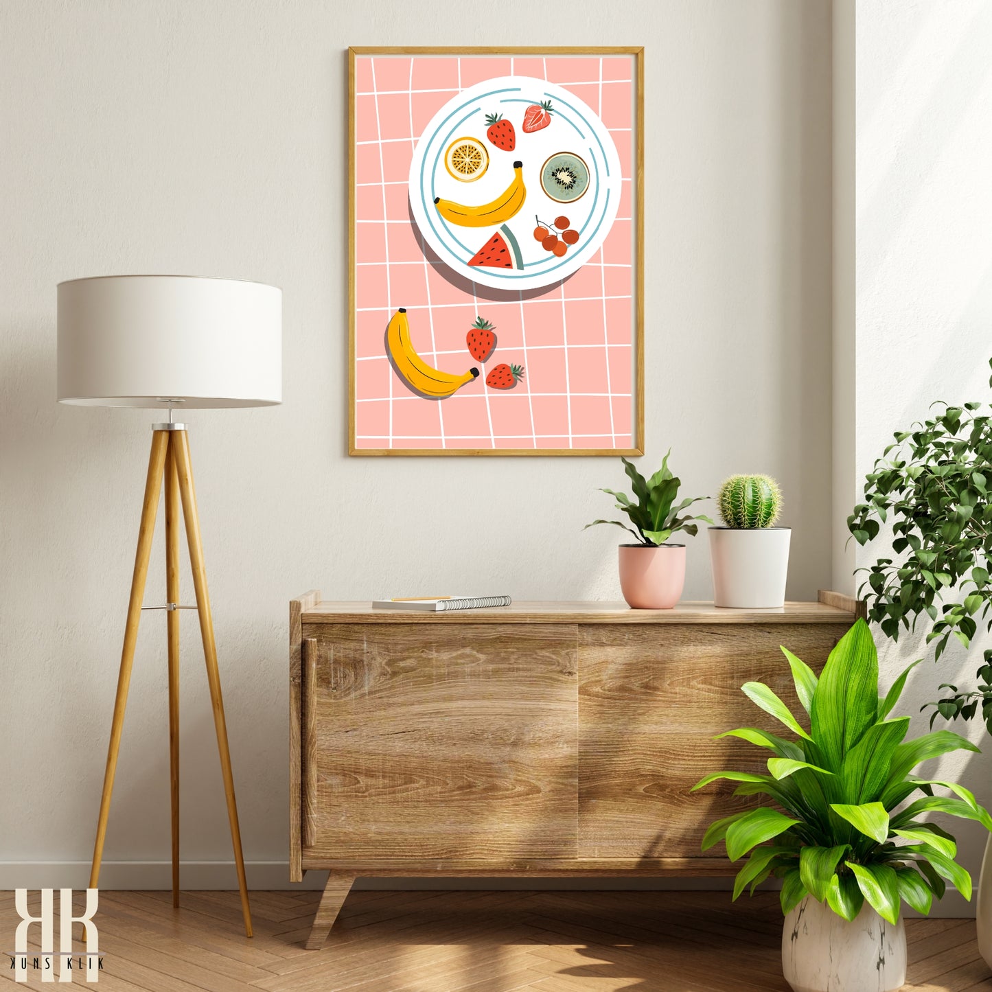 Colourful Contemporary Wall Art Poster - 2