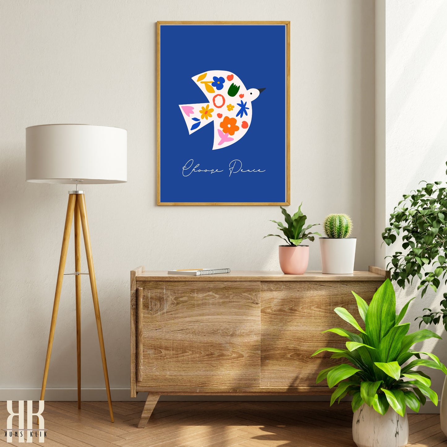 Colourful Contemporary Wall Art Poster - 18