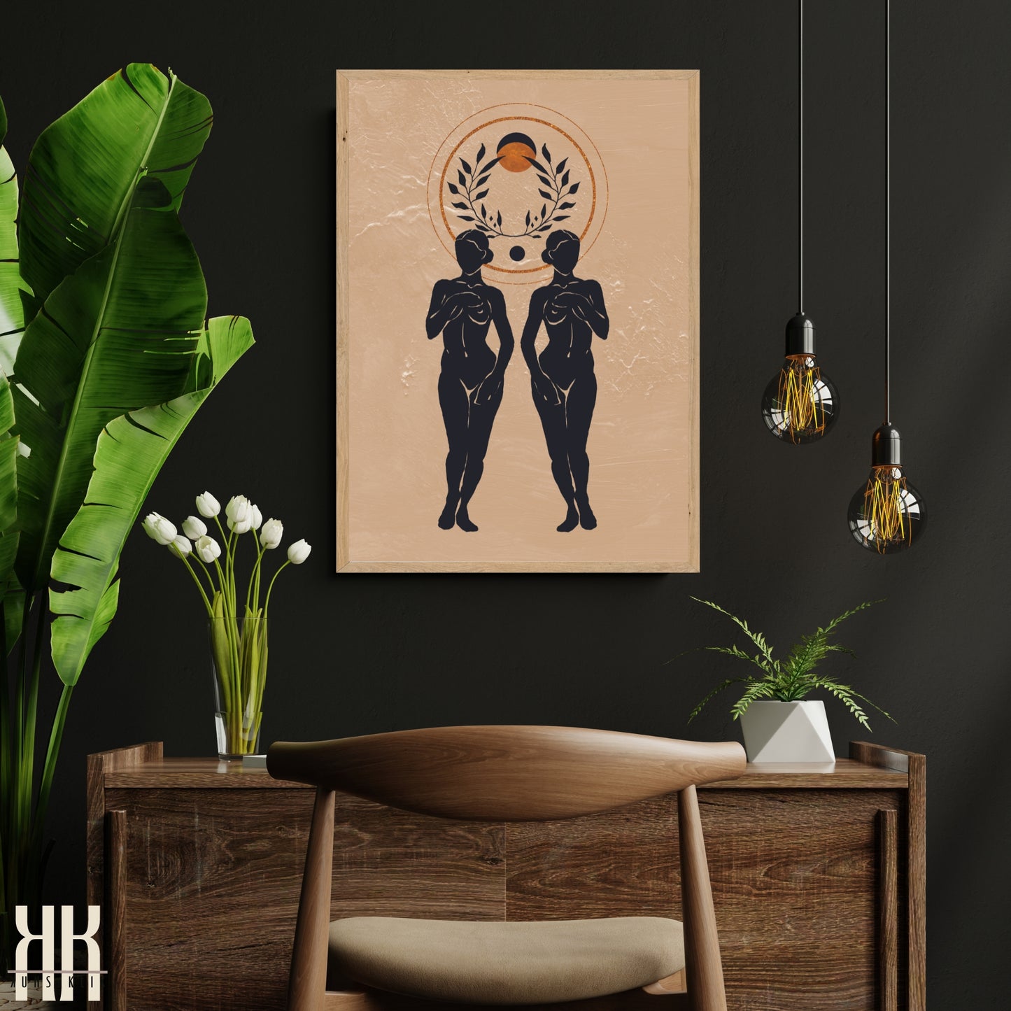 Astro Celestial Feminine Prints - 9