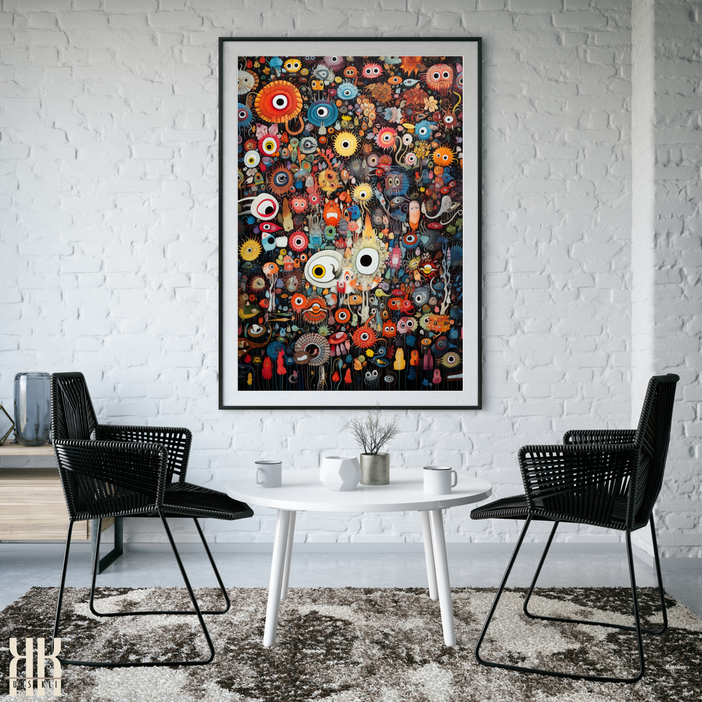 Abstract Trippy Mindscapes Artwork Print