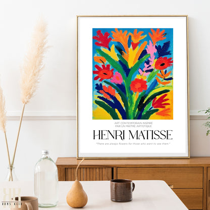 Matisse Style Inspired Modern Art Poster - 18