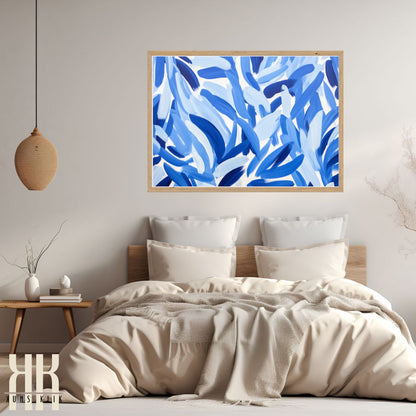 Blue Summer Botanical Wall Art