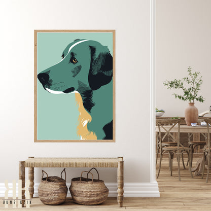 Modern Minimalist Dog Wall Art -9