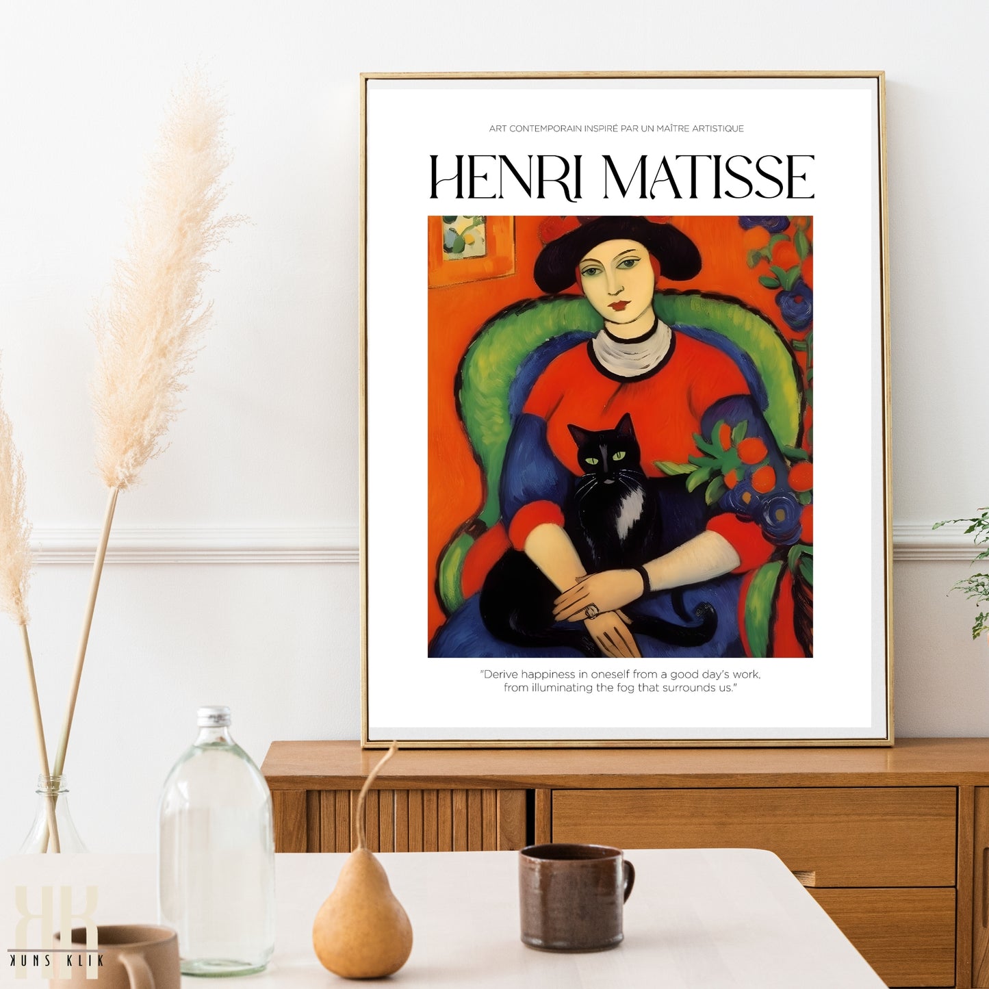 Matisse Style Inspired Modern Art Poster - 2